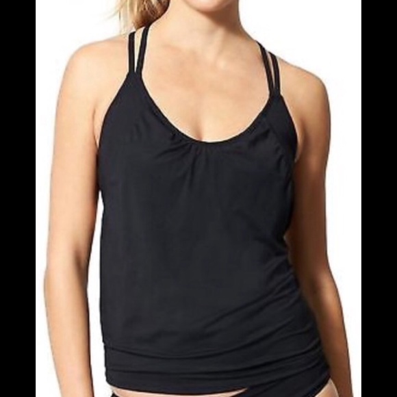 Athleta Other - NWT Athleta Hang Loose Black Tankini